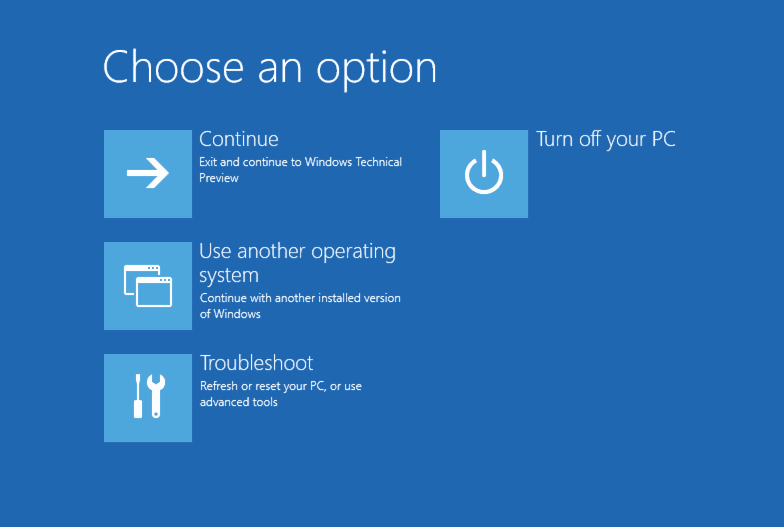ripristino di Windows 10