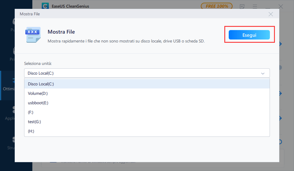 visualizzare file nascosti - 2